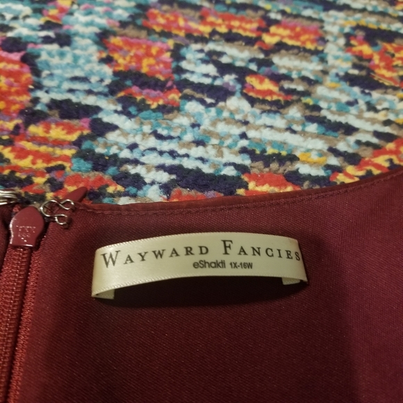 Eshakti Wayward Fancies Heart Print Retro Style Dress - Picture 3 of 6